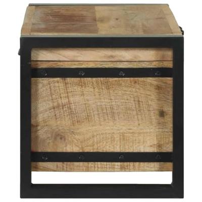Opbergkisten met opslag Bruin 60 x 30 x 30 cm Massief mangohout