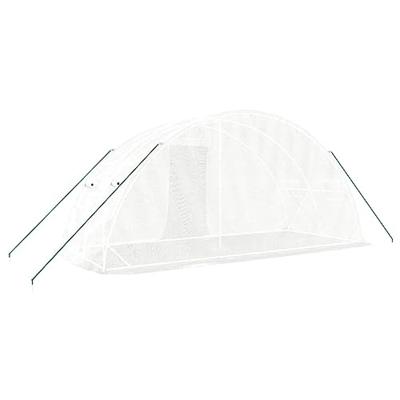 VidaXL Tuinkas met stalen frame 10 m² 5x2x2,3 m