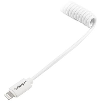 StarTech.com Lightning-naar-USB-kabel - gekruld - 60 cm, wit