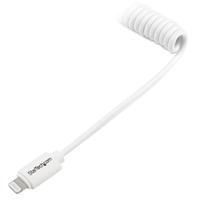 StarTech.com Lightning-naar-USB-kabel - gekruld - 60 cm, wit - thumbnail