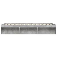 Bedframe betongrijs 160x200 cm - thumbnail