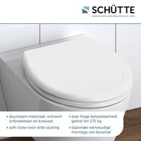 Schutte Duroplast WC-bril WHITE met soft-close en quick-release
 82300 - thumbnail