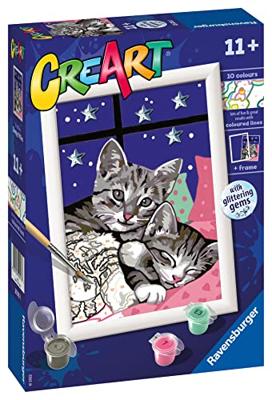 Ravensburger creart serie E sleepy kitties