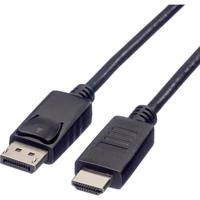 ROLINE RM DisplayPort Kabel DP - HDMI, M/M, zwart, 2 m - thumbnail