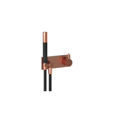 Inbouw Douchemengkraan Hotbath Cobber incl. Doucheslang en Handdouche Geborsteld Koper Living Colours