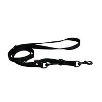 Martin hondenriem multipurpose nylon zwart - thumbnail