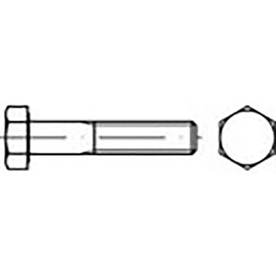 TOOLCRAFT TO-9985332 Zeskantbout M20 200 mm Buitenzeskant DIN 931 Staal Verzinkt 10 stuk(s)