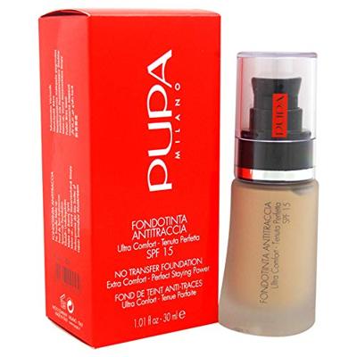 PUPA No Transfer Ultra Comfort Foundation SPF15 Nude 30ml