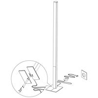 Eglo Staande lampZigbee Simolaris-Z zwart - 99605 - thumbnail