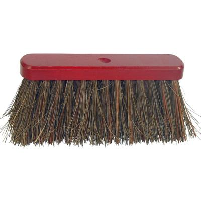 Straatbezem rood gelakt bassine stalks 30 cm