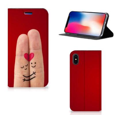 Apple iPhone X | Xs Hippe | Standcase | Liefde - Origineel Romantisch Cadeau