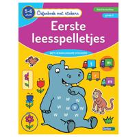 Oefenboek met stickers - Eerste leesspelletjes (5-6 j.) - thumbnail