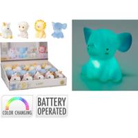 Nachtlamp dieren 10cm 4 assorti - thumbnail