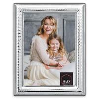 Haes Deco Verzilverde Fotolijst Bologna voor een foto van 13x18 cm - Fraai Verzilverd met luxe Houten achterzijde en standaard om neer te zetten - thumbnail