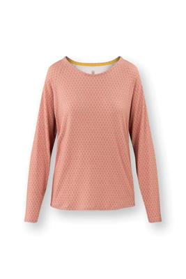 Pip Studio Tina Top Lange Mouw Thousand Leaves Roze XXL Pip Studio Tina Top Lange Mouw Thousand Leaves Roze XXL