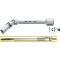Hazet 4760-2 4760-2 Bougiesleutel 8 mm Aandrijving 3/8 (10 mm) 142 mm 1 stuk(s) - thumbnail