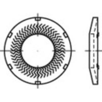 Grendelschijven 4 mm 8.2 mm RVS A4 1000 stuk(s) Alstertaler Schrauben & Präzisionsteile 1069905