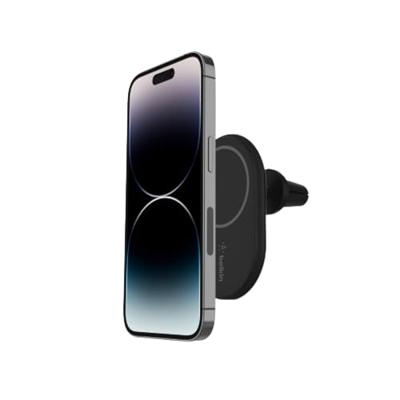 Belkin WIC004BTBK-NC oplader voor mobiele apparatuur Smartphone Zwart Sigarettenaansteker Draadloos opladen Snel opladen Auto