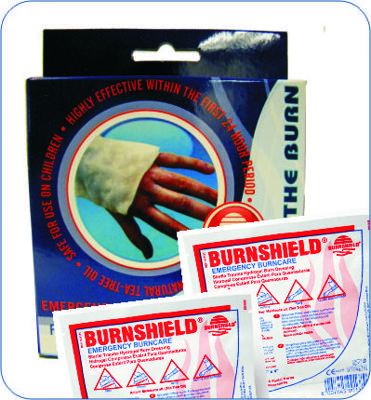 Burnshield Twin Pack Sterile Brandwondencompres 10x10cm Burnshield Twin Pack Sterile Brandwondencompres 10x10cm