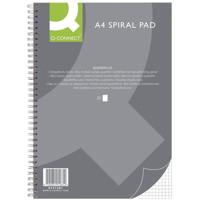 Q-CONNECT collegeblok, ft A4, 80 vel, geruit 5 mm - thumbnail