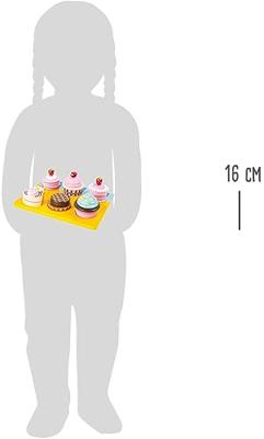 Small Foot houten speeleten cupcakes en cake set, 13dlg.