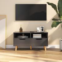 VidaXL Tv-meubel 90x40x48,5 cm bewerkt hout grijs - thumbnail