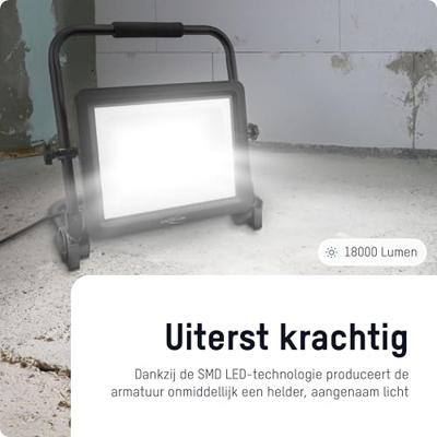 Ansmann FL150W-AC Bouwlamp Energielabel E (A - G) 150 W 18000 lm Daglichtwit