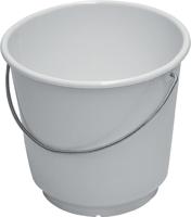 Lockweiler Emmer | 10 l polyethyleen wit | geschikt voor levensmiddelen | d. 290 mm | hoogte 265 mm | 1 stuk - 101021001 101021001 - thumbnail