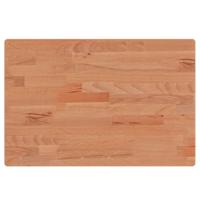 Tafelblad rechthoekig 60x40x1,5 cm massief beukenhout - thumbnail