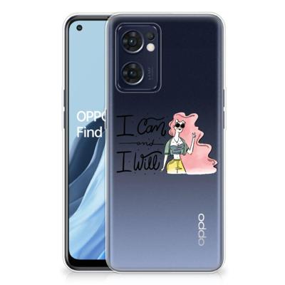 OPPO Reno 7 5G | Find X5 Lite Telefoonhoesje met Naam i Can OPPO Reno 7 5G | Find X5 Lite Telefoonhoesje met Naam i Can