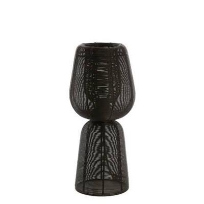 Light & Living Tafellamp 'Aboso' 42cm, kleur Mat Zwart