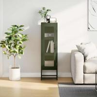 Hoge kast 36x39x123 cm koudgewalst staal olijfgroen - thumbnail
