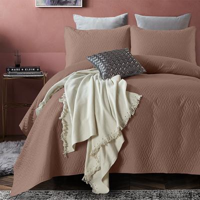 DreamHouse Bedding Bedsprei Madison - Bruin 260 x 250 + 2 kussenslopen