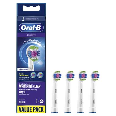 Oral B Oral-B Opzetborstels 3D White - 4 stuks