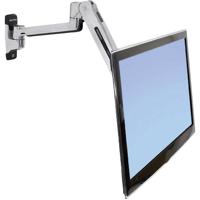 Ergotron LX Sit-Stand Wall Mount LCD Arm Monitor-wandbeugel 1-voudig 25,4 cm (10) - 106,7 cm (42) Aluminium (gepolijst) Kantelbaar, Zwenkbaar, Roteerbaar - thumbnail