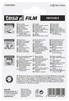 tesa 57649-00001-01 tesafilm Invisible Transparant (l x b) 10 m x 19 mm 2 stuk(s) - thumbnail