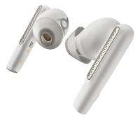 Poly Voyager Free 60 echte draadloze oordopjes - ruisonderdrukkende microfoons voor duidelijke gesprekken - actieve ruisonderdrukking (ANC) - draagbare oplaadcase - compatibel met iPhone, Android, pc/Mac, zoom, teams - wit - thumbnail