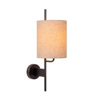 Lucide MAGIC - Wandlamp - 1xE27 - Met USB oplaadpunt - Zwart - thumbnail