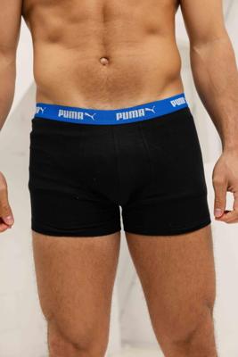 Puma Promo Printed Boxershort Heren 12-Pack Blauw Combi - Maat L - Kleur: ZwartBlauw | Soccerfanshop Puma Promo Printed Boxershort Heren 12-Pack Blauw Combi - Maat L - Kleur: ZwartBlauw | Soccerfanshop