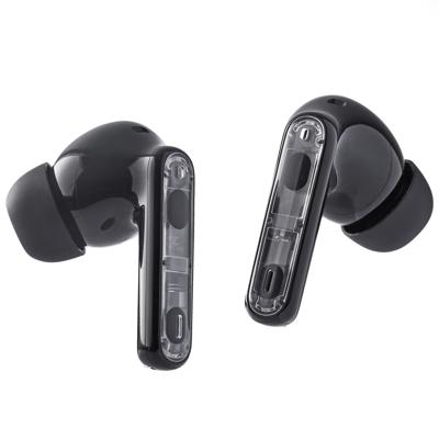 Intenso Buds Plus T310AE schwarz In Ear headset Bluetooth Stereo Zwart Noise Cancelling Oplaadbox, Indicator voor batterijstatus, Touchbesturing Mobiele