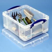 Really Useful Box opbergdoos 21 liter, transparant - thumbnail