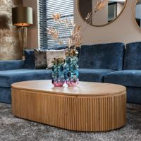 Richmond Ovale Salontafel 'Belfort' Eikenhout, 140cm - thumbnail