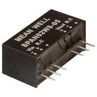 MEAN WELL SPAN02W8-05 DC/DC-converter 5 V 0.400 A 2 W Inhoud 1 stuk(s) - thumbnail