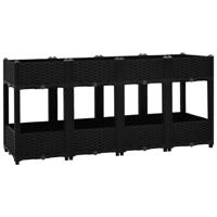 Plantenbak verhoogd 160x40x71 cm polypropyleen - thumbnail