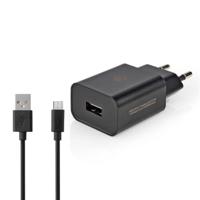 Nedis Oplader | 1.0 A | Outputs: 1 | USB-A | Micro-USB | 1.00 m | 5 W WCHAM105ABK - thumbnail