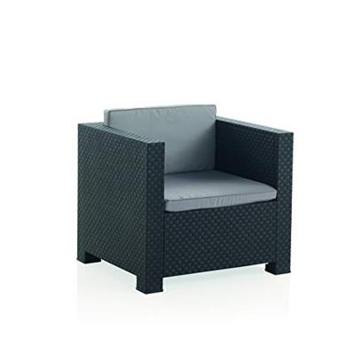 Tuinmeubilair SP Berner Diva Tropea Antraciet Donker grijs (4 Onderdelen)