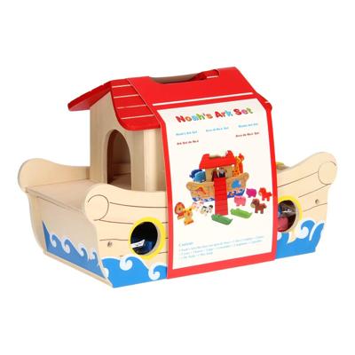 Houten Ark van Noach 19 delig Houten Ark van Noach 19 delig