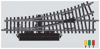 H0 Märklin K-rails (zonder ballastbed) 2262 Wissel, Links 168.9 mm 2 stuk(s)