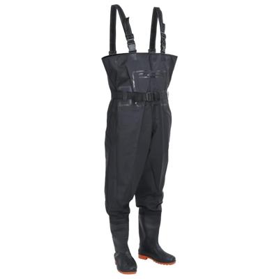 VidaXL Waadpak met laarzen en riem maat 43 zwart
