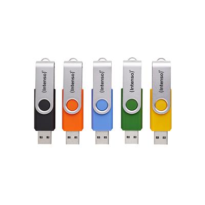 Intenso Office Line USB-stick Retail 32 GB Geel, Groen, Zwart, Blauw, Oranje 3543585 USB-A 3.2 Gen 1